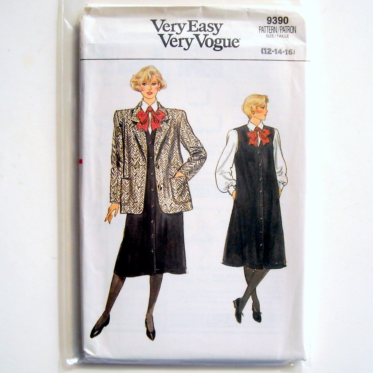 Vogue Very Easy Sewing Pattern 9390 Misses Maternity Jacket Jumper