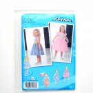 Toddlers Childs Girls Dresses 05 - 3 Project Runway Simplicity Sewing Pattern 2430