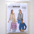 Misses' Jacket Size 14 - 22 Butterick Pattern B5712