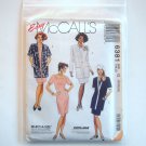 Misses Jacket Dress Plus Size 20 - 24 McCalls Sewing Pattern 6381 Misses Jacket Dress Plus Size 20 - 24 McCalls Sewing Pattern 6381