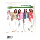 Misses Jacket Plus Size Simplicity Sewing Pattern 4698