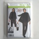 Misses Knit Top Pants Ponchos Scarf Simplicity Sewing Pattern 4373 Misses Knit Top Pants Ponchos Scarf Simplicity Sewing Pattern 4373