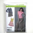 Misses Skirt Camisole Shirt Simplicity Sewing Pattern 4499 Misses Skirt Camisole Shirt Simplicity Sewing Pattern 4499