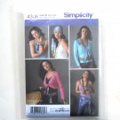 Misses Wrap Top Accessories 14 16 18 20 Simplicity Sewing Pattern 4306