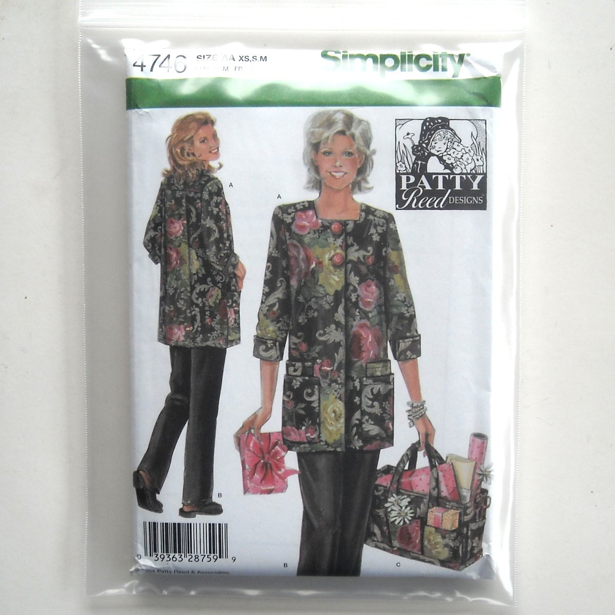 Misses Hobby Coat Pants Bag XS S M Simplicity Sewing Pattern 4746