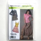 Misses Skirt Camisole Shirt 14 16 18 20 22 Simplicity Sewing Pattern 4499 Misses Skirt Camisole Shirt 14 16 18 20 22 Simplicity Sewing Pattern 4499