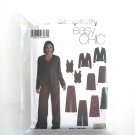 Misses Easy Chic Skirt Pants Vest Jacket 4 6 8 10 Simplicity Sewing Pattern 5792 Misses Easy Chic Skirt Pants Vest Jacket 4 6 8 10 Simplicity Sewing Pattern 5792