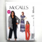 Misses Shrug Dress Jumpsuit 8 10 12 14 16 McCalls Sewing Pattern MP425