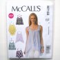 Misses Tank Tops XS S M McCalls Sewing Pattern M7155