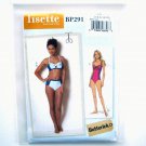 Bikini One Piece Swimsuit 4 - 12 Lisette Butterick Sewing Pattern BP291 Bikini One Piece Swimsuit 4 - 12 Lisette Butterick Sewing Pattern BP291