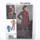Misses Dress Tunic Skirt Pants 6 - 14 Simplicity Sewing Pattern S0989