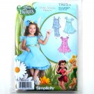 Disney Fairies Childs Girls Dress Top Capri Costumes 3 - 8 Simplicity Pattern 1925