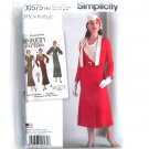 Misses Vintage 1930s Dress Jacket 6 - 14 Simplicity Sewing Pattern D0575 Misses Vintage 1930s Dress Jacket 6 - 14 Simplicity Sewing Pattern D0575