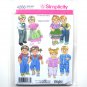 15" Doll Clothes Dress Overalls Wrights Design By Teri Simplicity Pattern 4268
