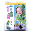 Babies Top Pants Caplet Bib XXS - L Designs Karen Z Simplicity Pattern 4434 Babies Top Pants Caplet Bib XXS - L Designs Karen Z Simplicity Pattern 4434