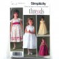 Childs Girls Special Occasion Dresses 3 - 6 Threads Simplicity Pattern 4647