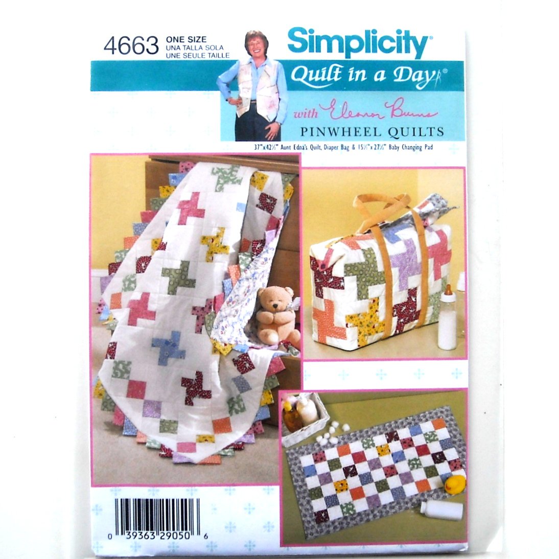 Diaper Bag Baby Changing Pad Quilt In A Day Eleanor Burns Simplicity