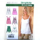 Misses Summer Tops Six Made Easy Simplicity Pattern 4127