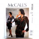 Semi Fitted Tops Belt 14 16 18 20 22 McCalls Sewing Pattern M7250