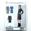 Misses Dresses 14 - 22 Cynthia Rowley Collection Simplicity Pattern 2054