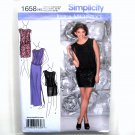 Misses' Petite Party Dress 6 - 14 Simplicity Sewing Pattern 1658