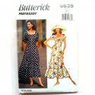 Misses' Petite Vintage Dress 6 8 10 OOP Butterick Sewing Pattern 6639 Misses' Petite Vintage Dress 6 8 10 OOP Butterick Sewing Pattern 6639