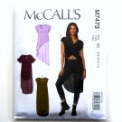 Misses Tunics 6 8 10 12 14 McCalls Sewing Pattern M7473