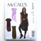 Misses Womens Tunics 14 16 18 20 22 McCalls Sewing Pattern M7473