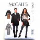 Misses Wrap Vest Coats XS S M McCalls Sewing Pattern M7480