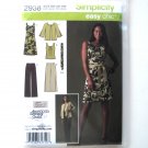 Womens Misses Dress Top Pants Jacket 20W - 28W Karen Z Design Simplicity Pattern 2938