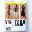 Misses Womens Dress Top Skirt Pants Jacket Plus Size Easy Simplicity Pattern 3506 Misses Womens Dress Top Skirt Pants Jacket Plus Size Easy Simplicity Pattern 3506