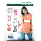 Misses Tunic Top 8 10 12 14 16 Simplicity Pattern 3750