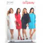 Misses' Women's Dresses Simplicity Sewing Pattern D0846