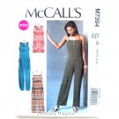 Misses Miss Petite Romper Jumpsuits McCalls Sewing Pattern M7394