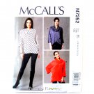 Misses Womens Cowl Neck Tops McCalls Nancy Zieman Sewing Pattern M7252 Misses Womens Cowl Neck Tops McCalls Nancy Zieman Sewing Pattern M7252