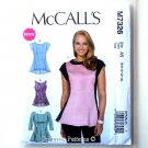 Misses Petite Fit Flare Tops McCalls Sewing Pattern M7326 Misses Petite Fit Flare Tops McCalls Sewing Pattern M7326