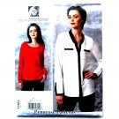 Misses Pullover Top Shirt Anne Klein Vogue Designer Sewing Pattern V1463