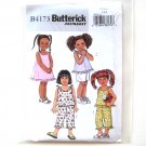 Toddlers Childrens Top Dress Shorts Pants Size 1 2 3 6 Sew Fast Easy Butterick Pattern B4173 Toddlers Childrens Top Dress Shorts Pants Size 1 2 3 6 Sew Fast Easy Butterick Pattern B4173