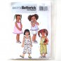 Toddlers Childrens Top Dress Shorts Pants Size 1 2 3 6 Sew Fast Easy Butterick Pattern B4173
