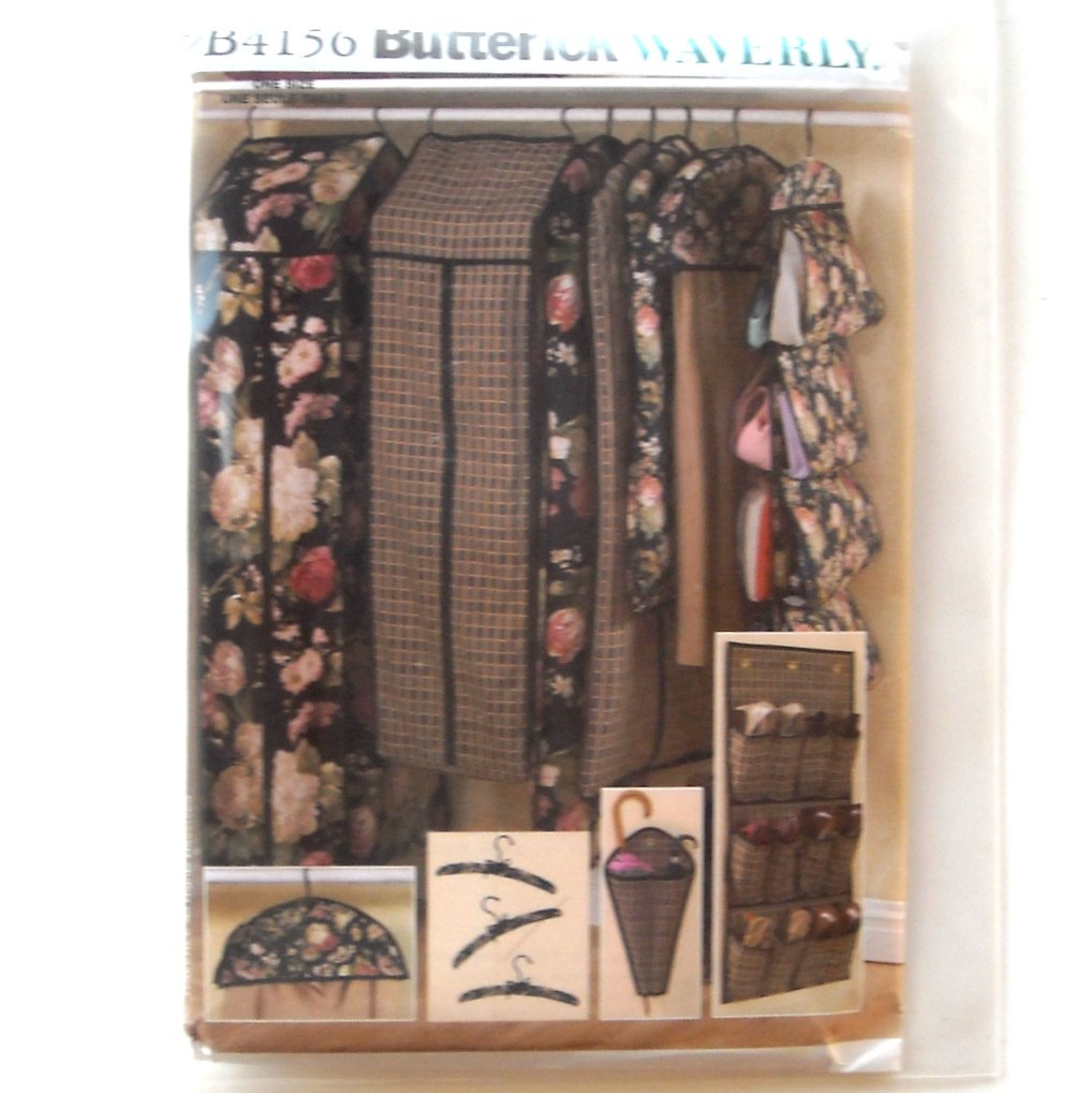 Waverly Closet Accessories Storage Bag Out of Print  Butterick Pattern B4156