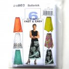 Misses Petite Skirt Size 16 - 22 6 Fast Easy Butterick Sewing Pattern B4803 Misses Petite Skirt Size 16 - 22 6 Fast Easy Butterick Sewing Pattern B4803