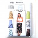 6 Easy Womens Skirt Out of Print Size 28W - 32W Butterick Sewing Pattern 3783