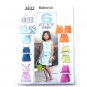 Six Easy Girls Top Skort Shorts 6 - 8 Butterick Sewing Pattern 3832