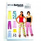 Misses Petite Top Shorts Pants  Out of Print Size XS - M Butterick Sewing Pattern BP246