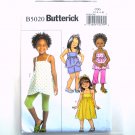 Easy Girls Top Dress Shorts Pants Leggings 2 - 5 Butterick Sewing Pattern B5020 Easy Girls Top Dress Shorts Pants Leggings 2 - 5 Butterick Sewing Pattern B5020