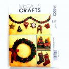 Stockings Wreath Ornaments Garland Out of Print McCall's Sewing Pattern M6002 Stockings Wreath Ornaments Garland Out of Print McCall's Sewing Pattern M6002
