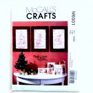 Redwork Mini Quilts Out of Print McCall's Sewing Pattern M6001 Redwork Mini Quilts Out of Print McCall's Sewing Pattern M6001