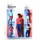 Misses' Tops Dress Shorts Pants Butterick Sewing Pattern B6221