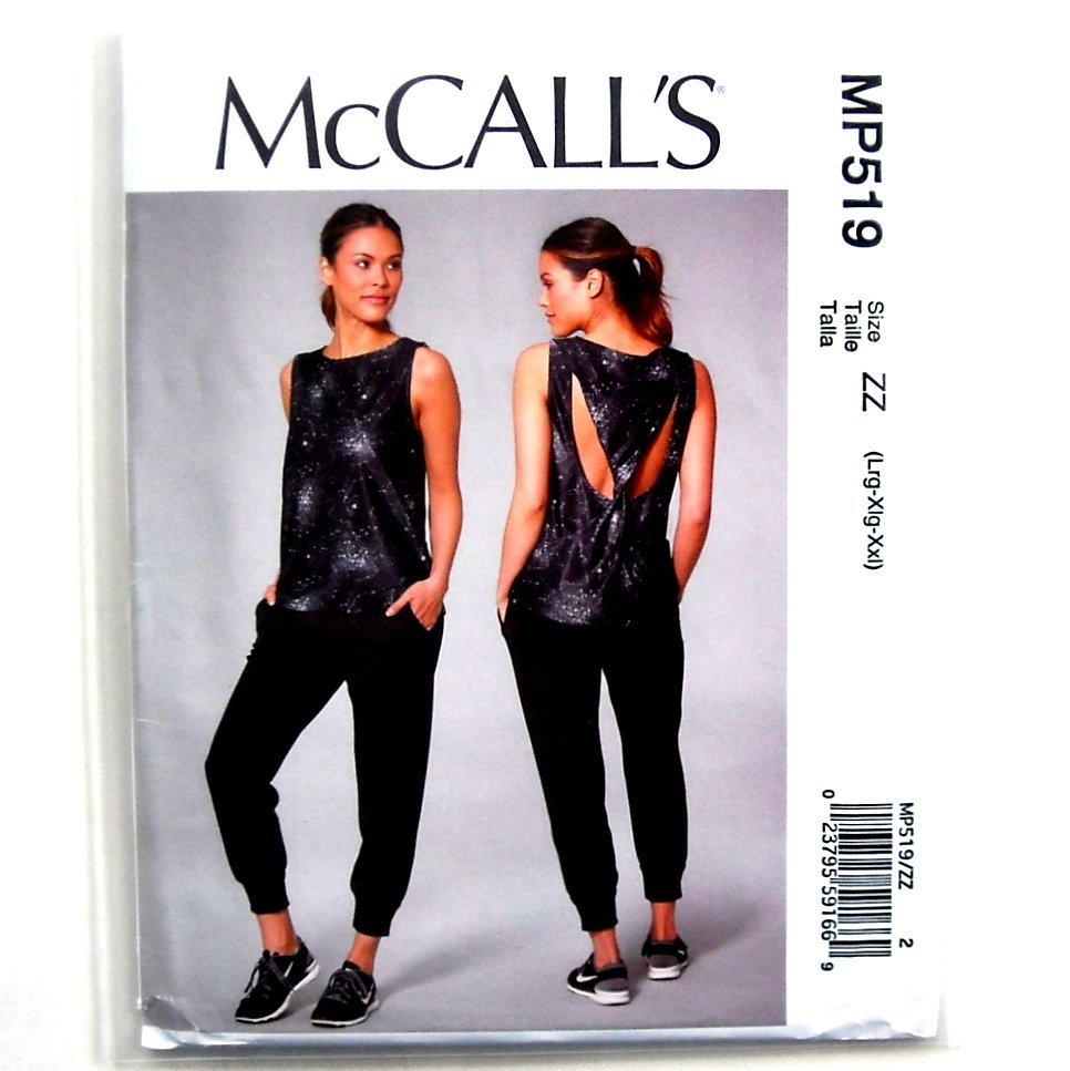Misses' Women's Tops Shorts & Pants McCall's Sewing Pattern MP519