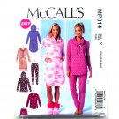 Misses' Tops Dress Shorts Pants Slippers McCall's Sewing Pattern MP614